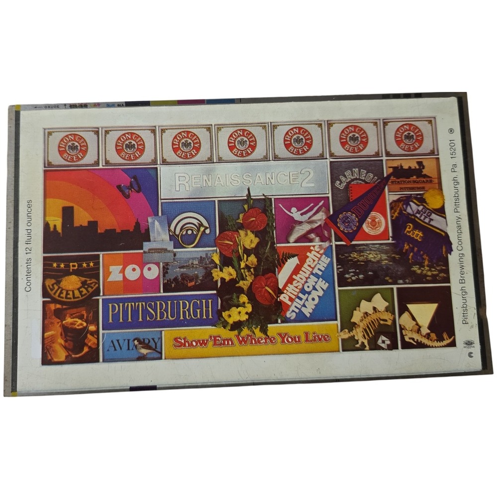 Pittsburgh‎ Brewing Company Pittsburgh PA 15201 flat unrolled Can Renaissance 2